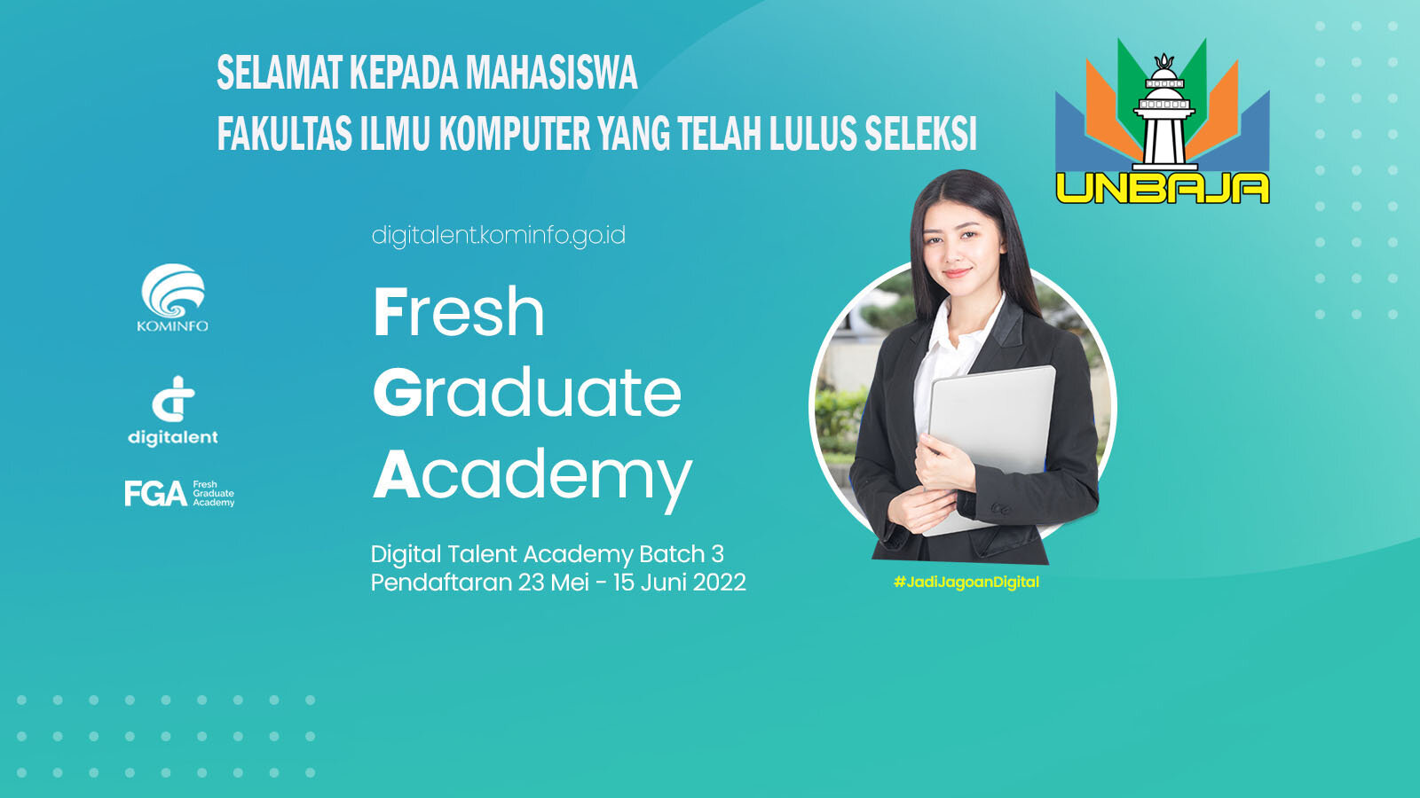 Unbaja Lulus FGA Kominfo